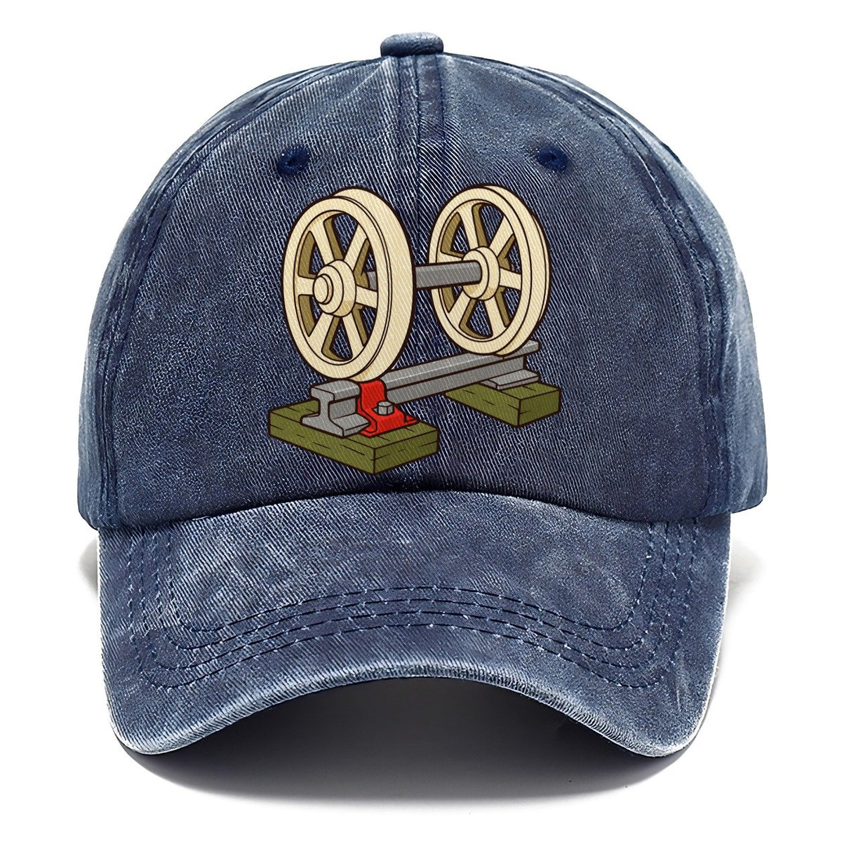 Wheelset On A Rail Model Railways Classic Cap – Twilight Navy