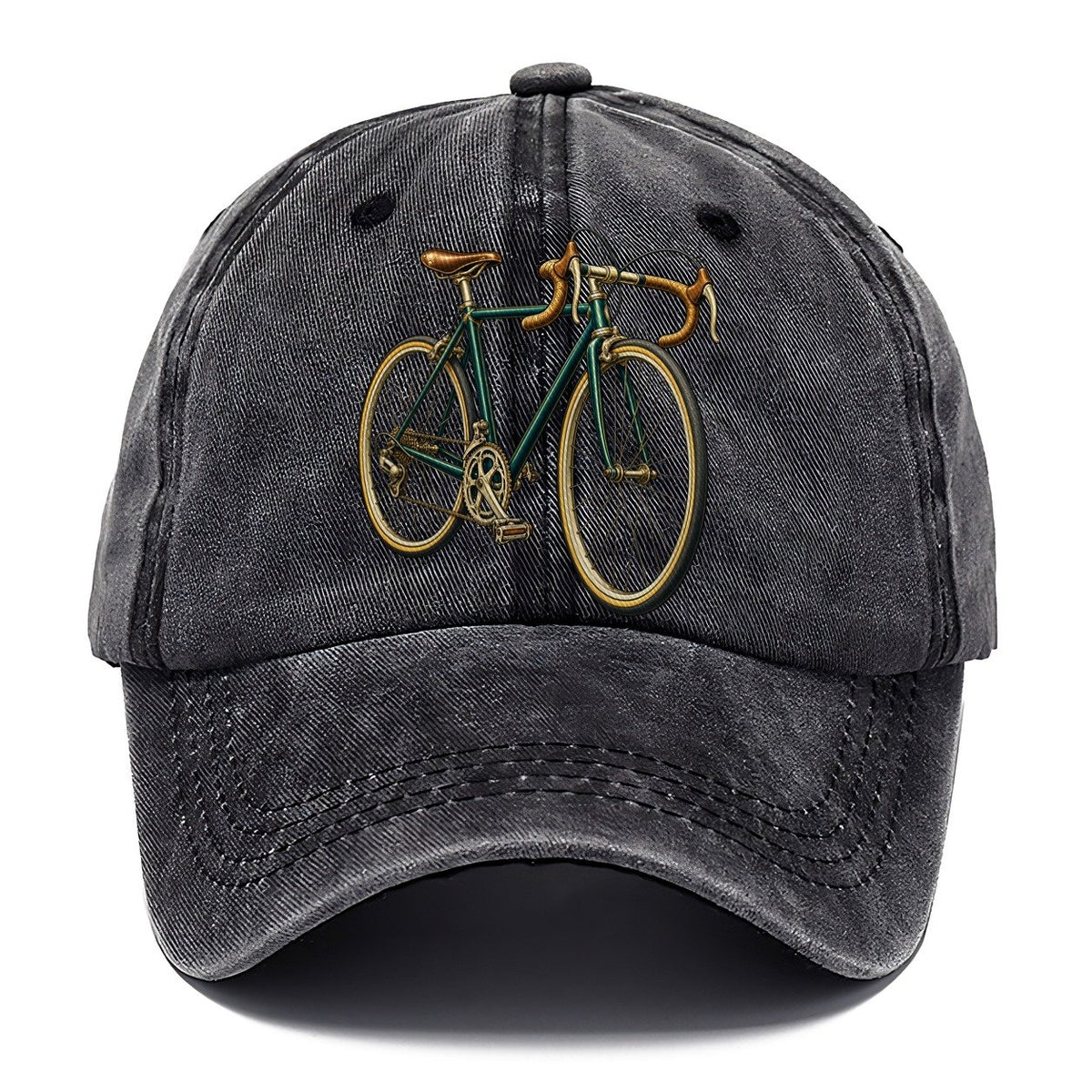 Road Bicycle Front Turn Pastimes Companions Classic Cap – Graphite