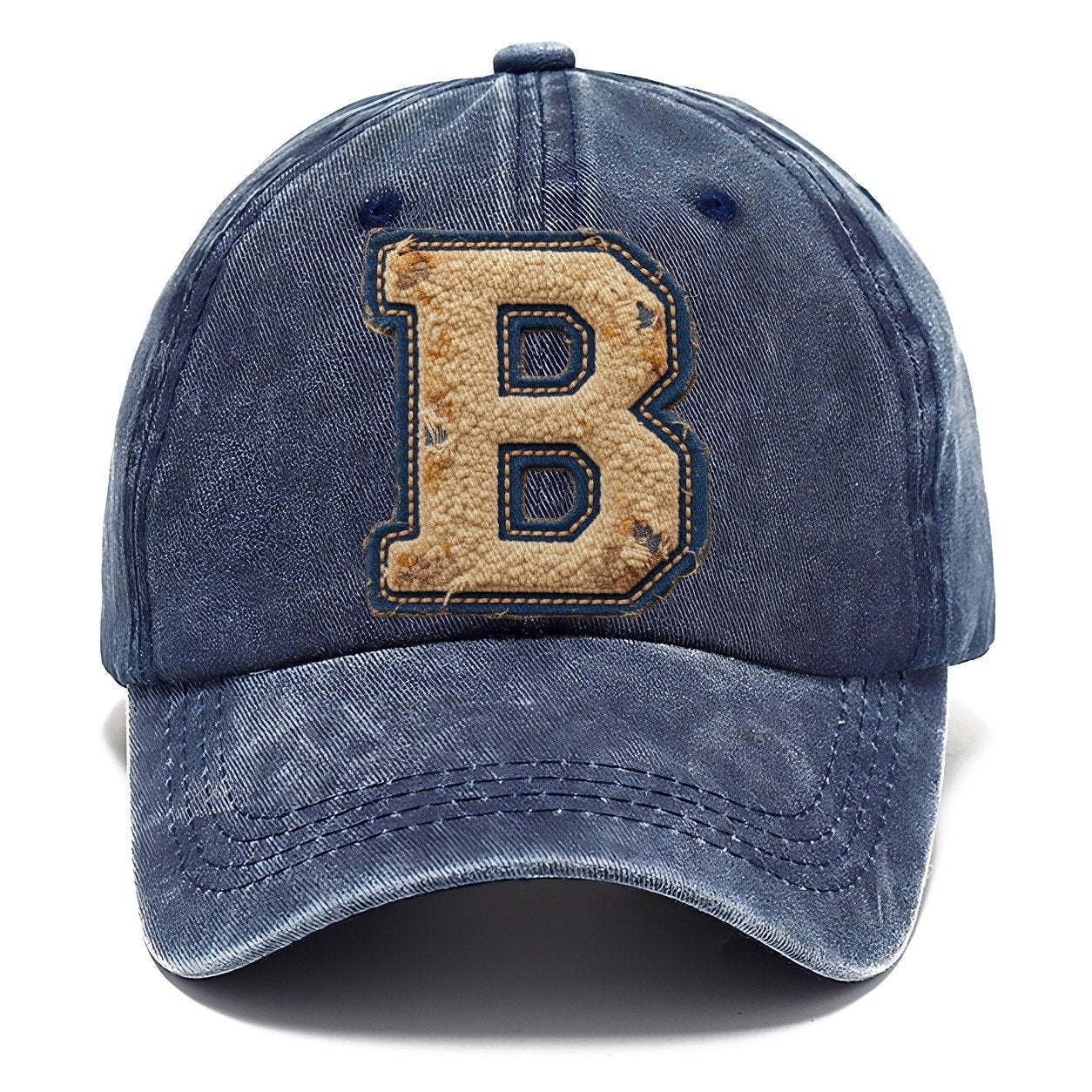Varsity Chenille B Monogram Classic Cap – Twilight Navy