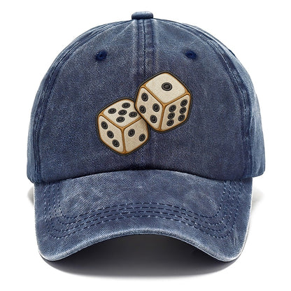 Pair Of Tumbling Dice Board Games Classic Cap – Twilight Navy