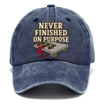 Never Finished On Purpose Model Railways Classic Cap – Twilight Navy