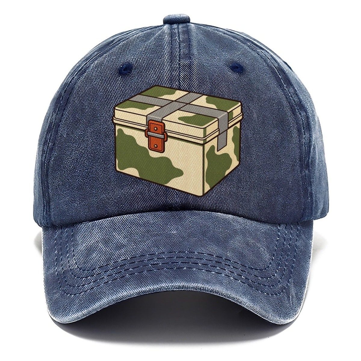 Wrapped And Taped Box Geocaching Classic Cap – Twilight Navy