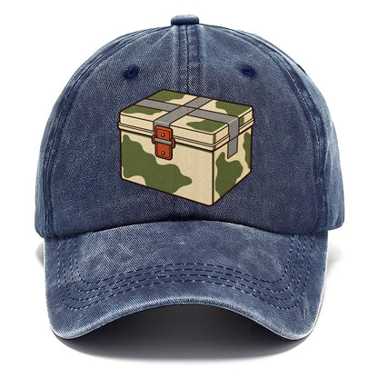 Wrapped And Taped Box Geocaching Classic Cap – Twilight Navy