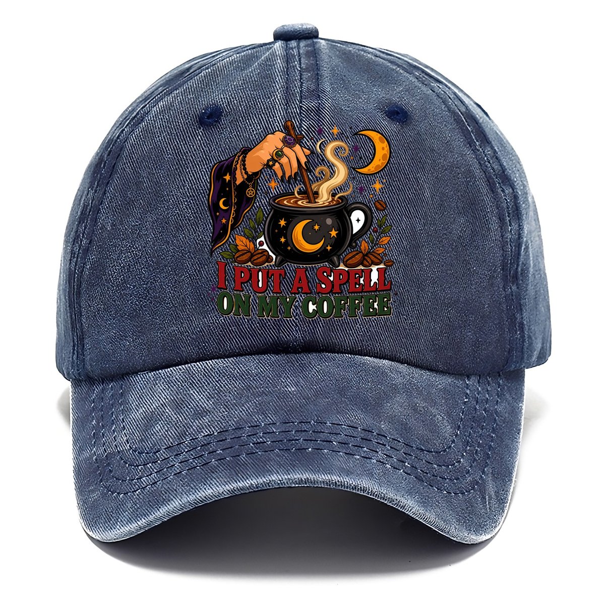 Spell On My Coffee Classic Cap – Twilight Navy
