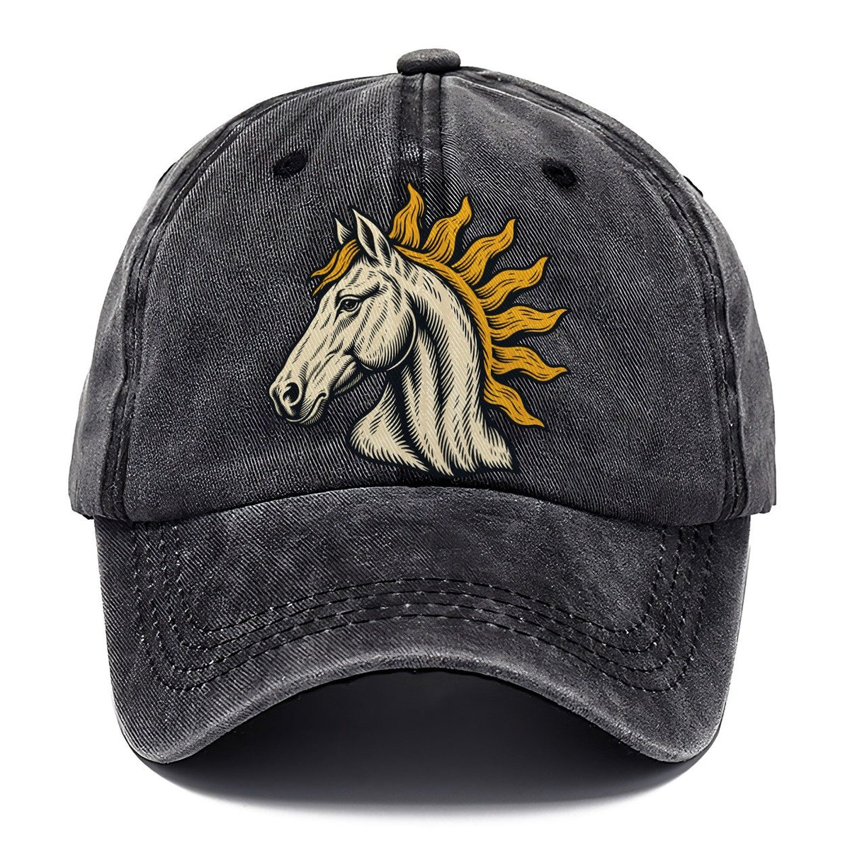 Horse Sun Mane Sundown Familiars Classic Cap – Graphite