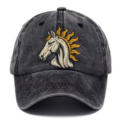 Horse Sun Mane Sundown Familiars Classic Cap – Graphite