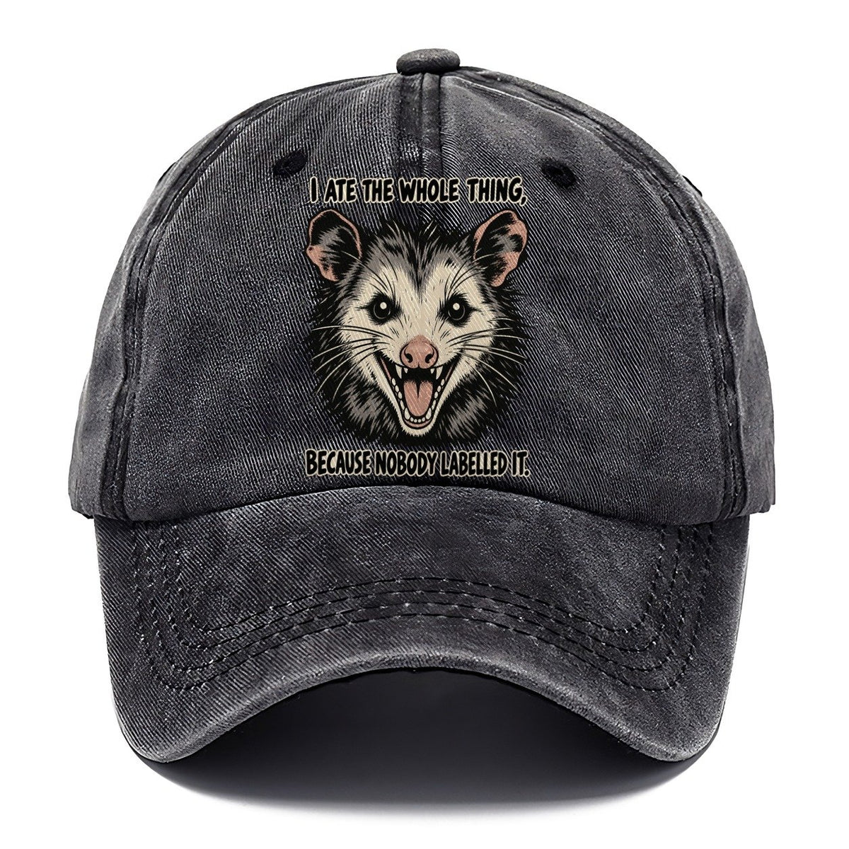 I Ate The Whole Thing Feral Logic Classic Cap – Graphite