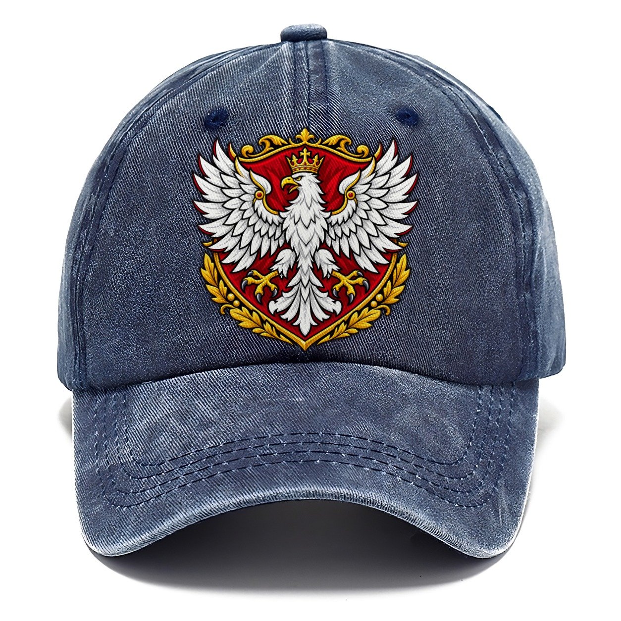 Poland Heraldic Crest Country Logos Classic Cap – Twilight Navy