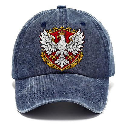 Poland Heraldic Crest Country Logos Classic Cap – Twilight Navy