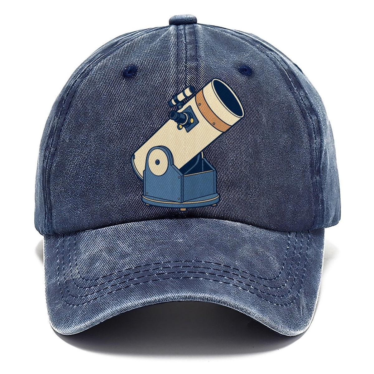 Dobsonian On Its Box Astronomy And Stargazing Classic Cap – Twilight Navy