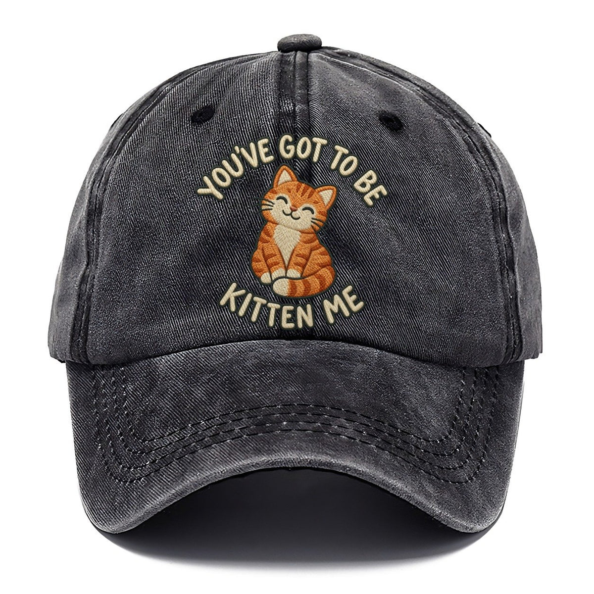 Cat Animal Puns Classic Cap – Graphite