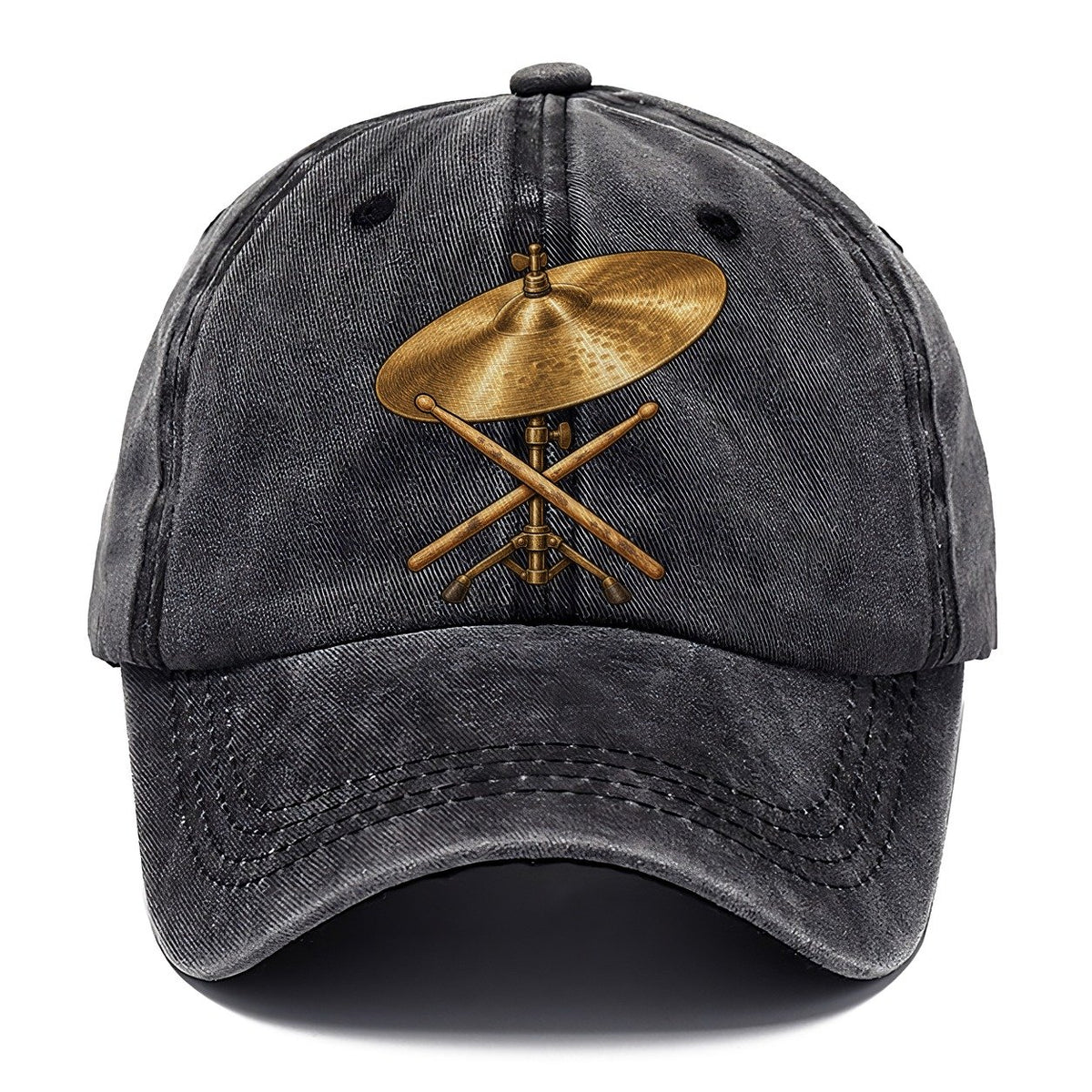 Ride Cymbal And Sticks Fan Favorites Classic Cap – Graphite