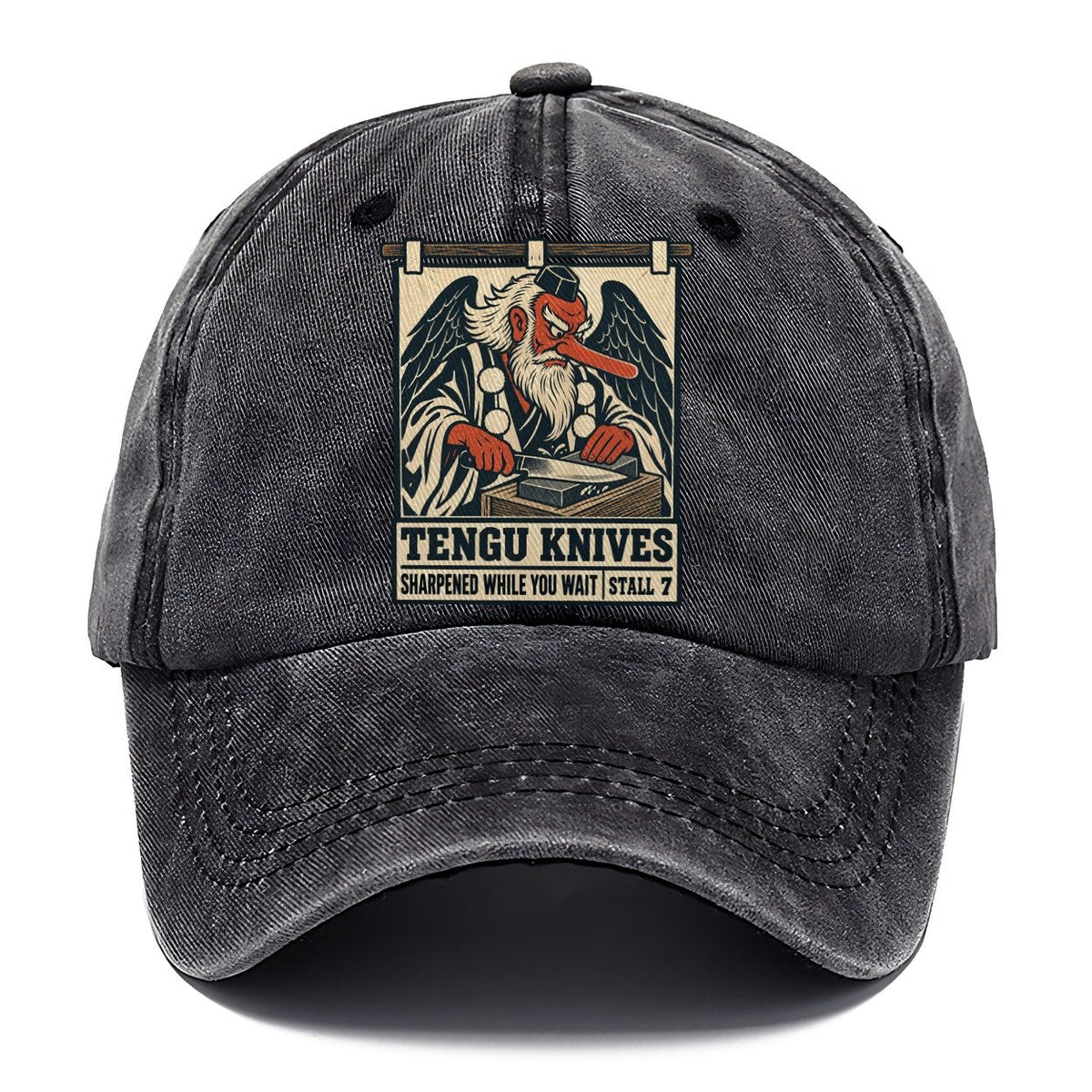 Tengu Knives Yokai Night Market Classic Cap – Graphite