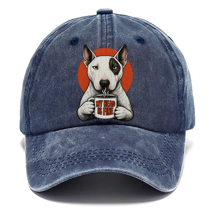 Bull Terrier Mug Truths Dog Mug Truths Classic Cap – Twilight Navy