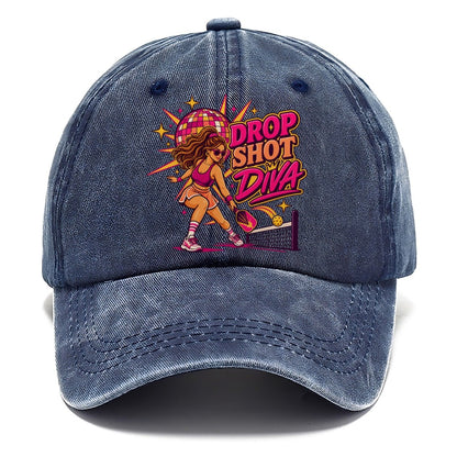 Drop Shot Diva Pickleball Life Classic Cap – Twilight Navy