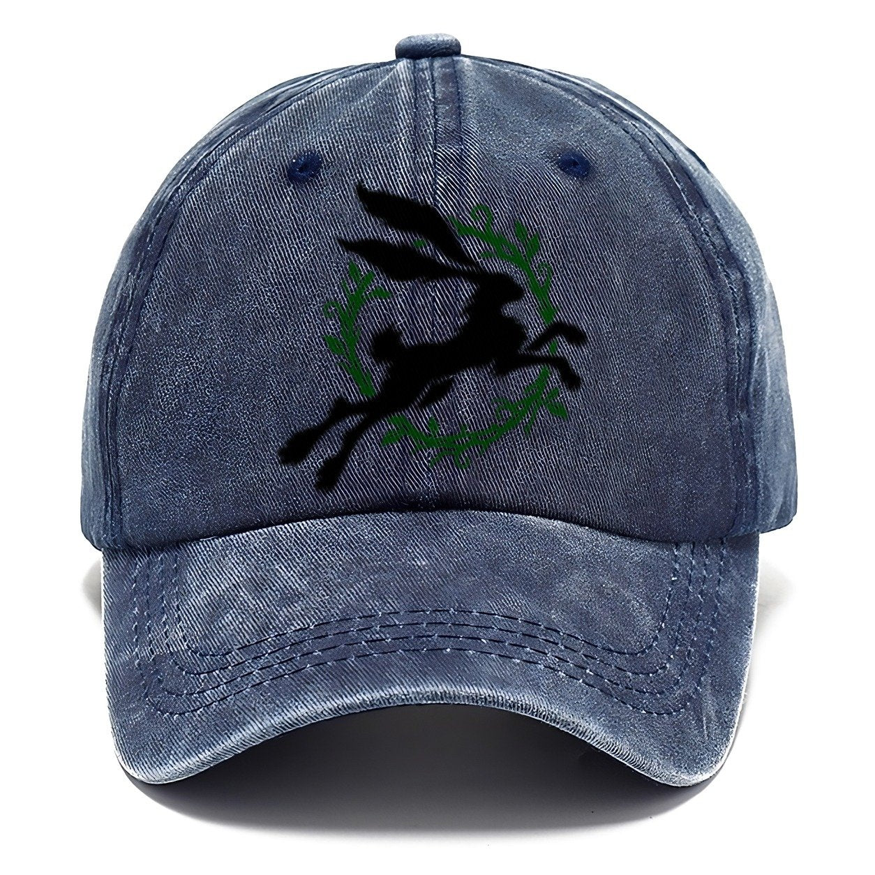 Celtic Hare Familiar Witch Magic Classic Cap – Twilight Navy