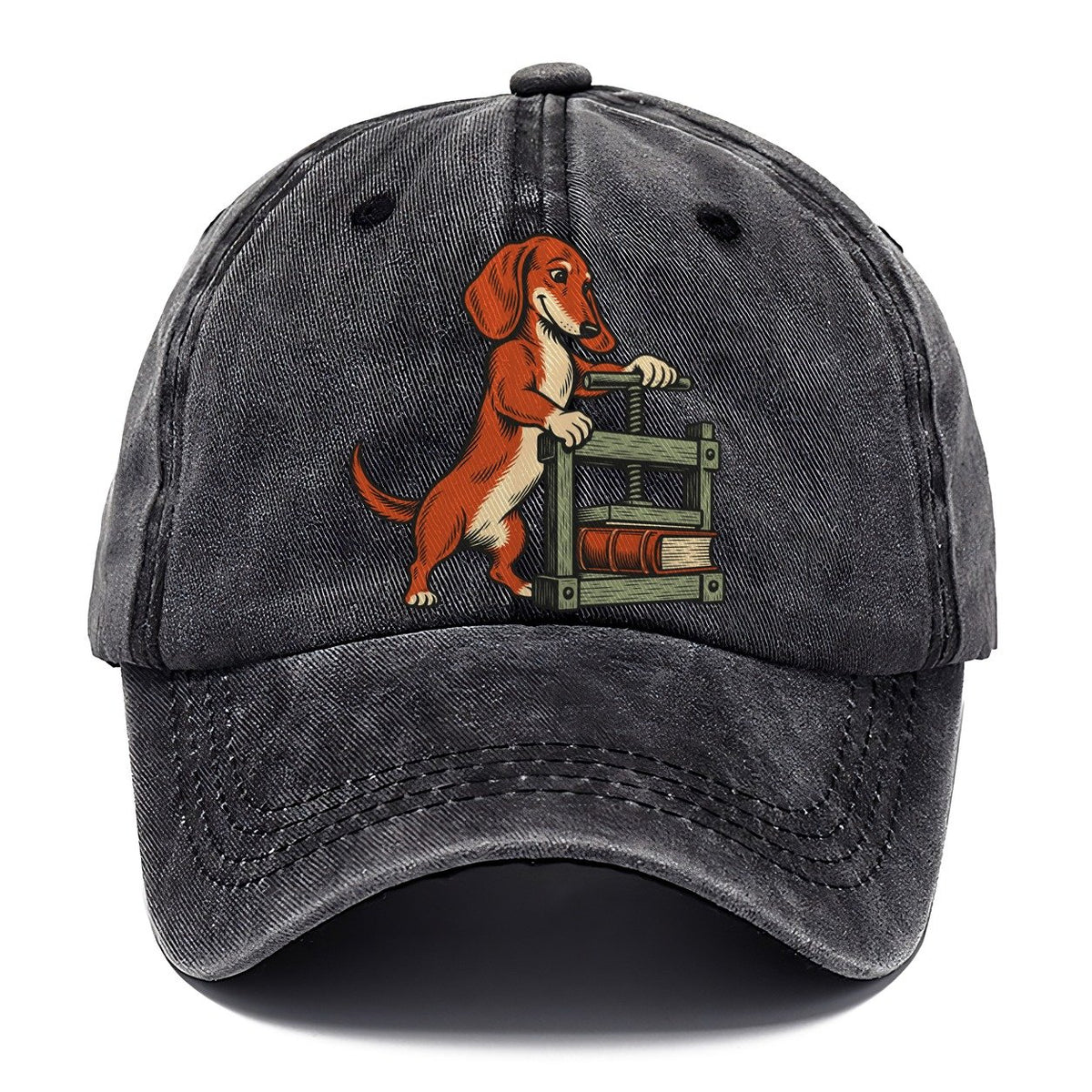 Dachshund Bookbinder Sundown Familiars Classic Cap – Graphite