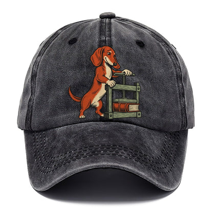 Dachshund Bookbinder Sundown Familiars Classic Cap – Graphite
