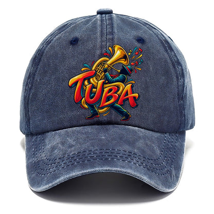 Tuba Wordmark Music Instruments Classic Cap – Twilight Navy