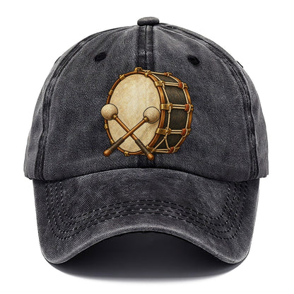 Marching Bass Drum Fan Favorites Classic Cap – Graphite