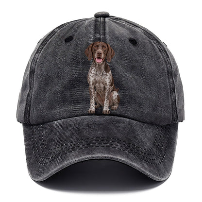 German Shorthaired Pointer Sitting Top Breeds Classic Cap – Graphite