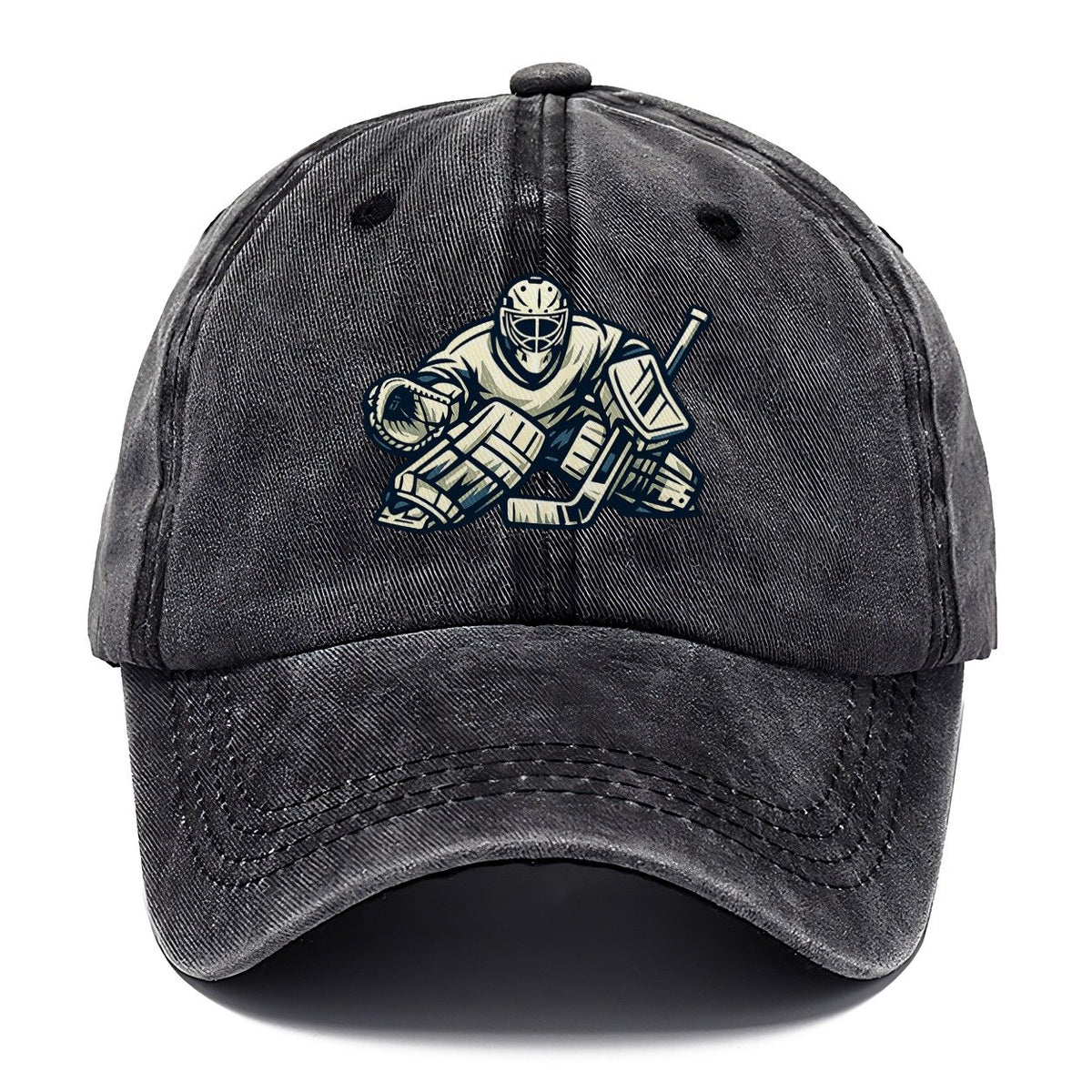 Hockey Goalie Right Hand Catch Classic Cap – Graphite