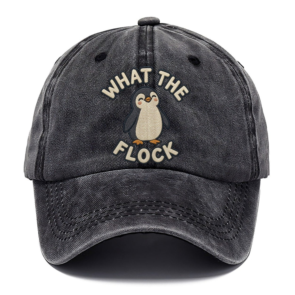 Penguin Animal Puns Classic Cap – Graphite