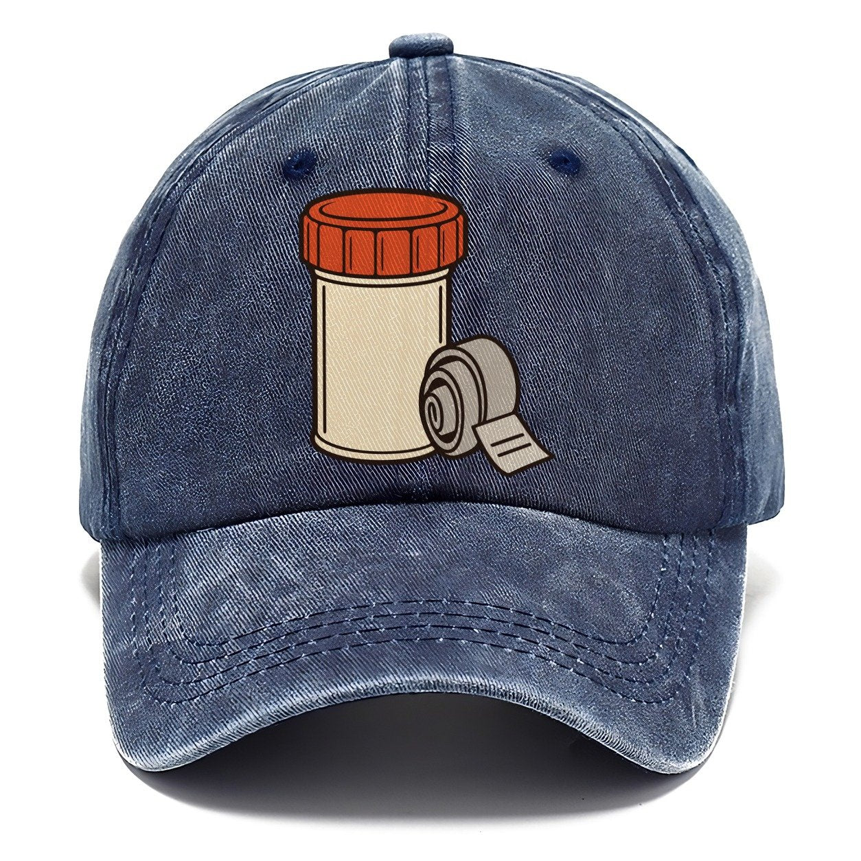 Micro Tube And Log Roll Geocaching Classic Cap – Twilight Navy