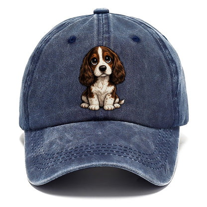 English Springer Spaniel Sitting Sweetheart Classic Cap – Twilight Navy