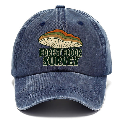 Forest Floor Survey Foraging And Mycology Classic Cap – Twilight Navy