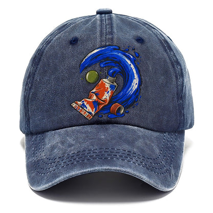 Cobalt Brush Wave Clay Color Makers Classic Cap – Twilight Navy