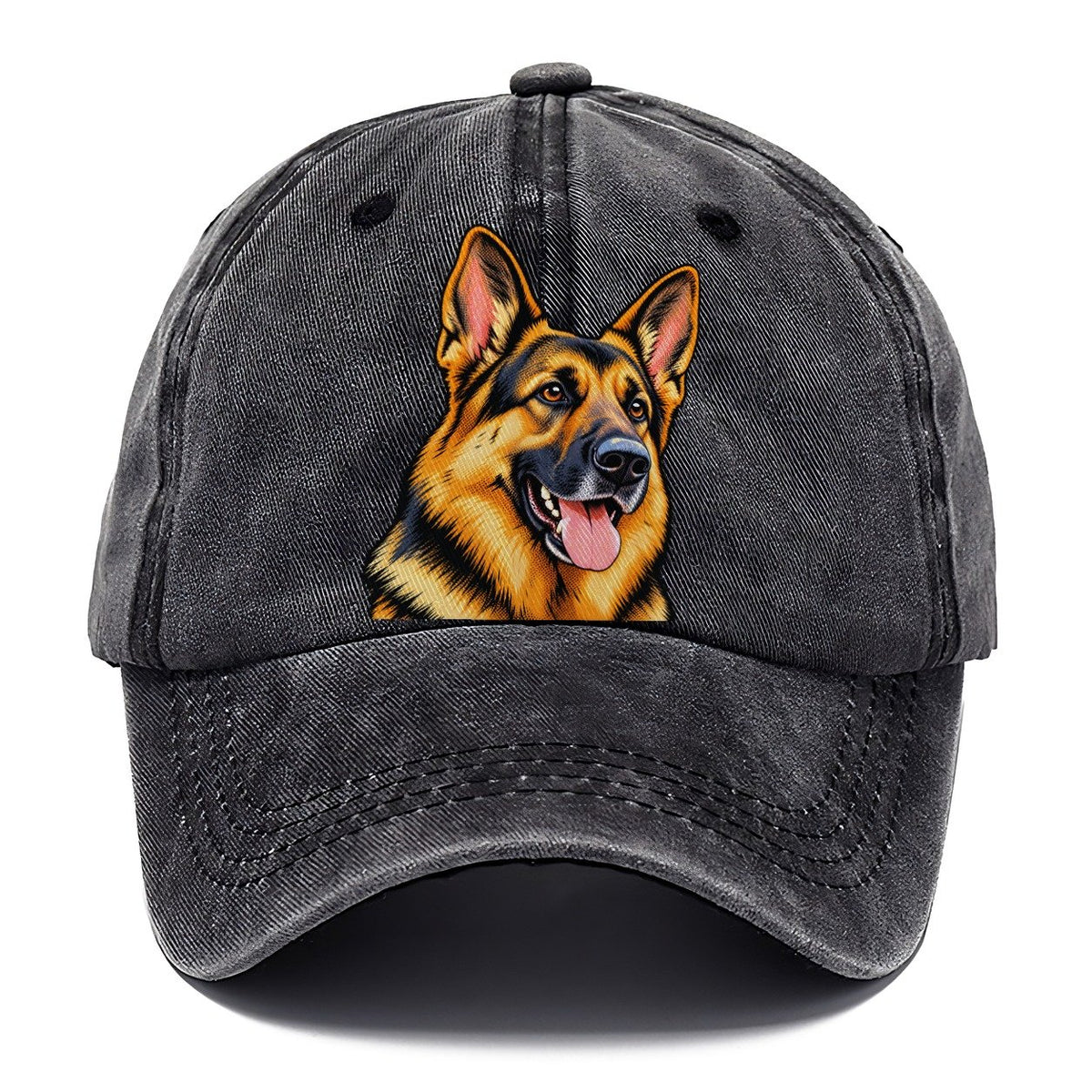 German Shepherd Portrait Classic Cap – Graphite