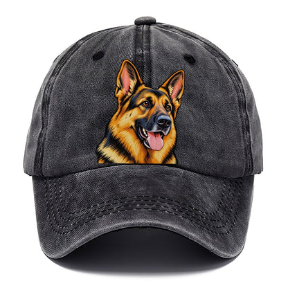 German Shepherd Portrait Classic Cap – Graphite