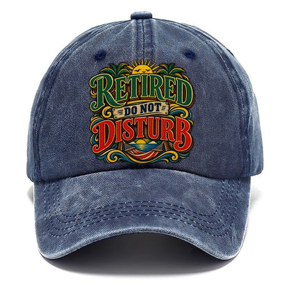 Retired Do Not Disturb Retired Living Classic Cap – Twilight Navy