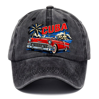Cuba Pop Art Badge Classic Cap – Graphite