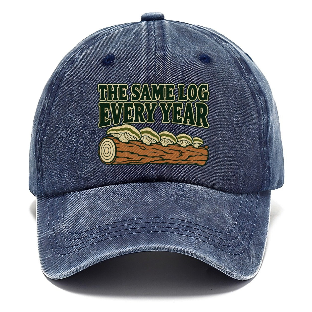 The Same Log Every Year Foraging And Mycology Classic Cap – Twilight Navy
