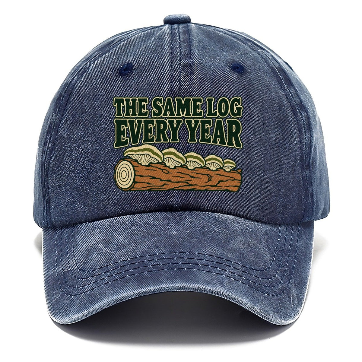 The Same Log Every Year Foraging And Mycology Classic Cap – Twilight Navy