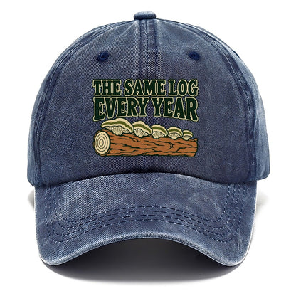 The Same Log Every Year Foraging And Mycology Classic Cap – Twilight Navy
