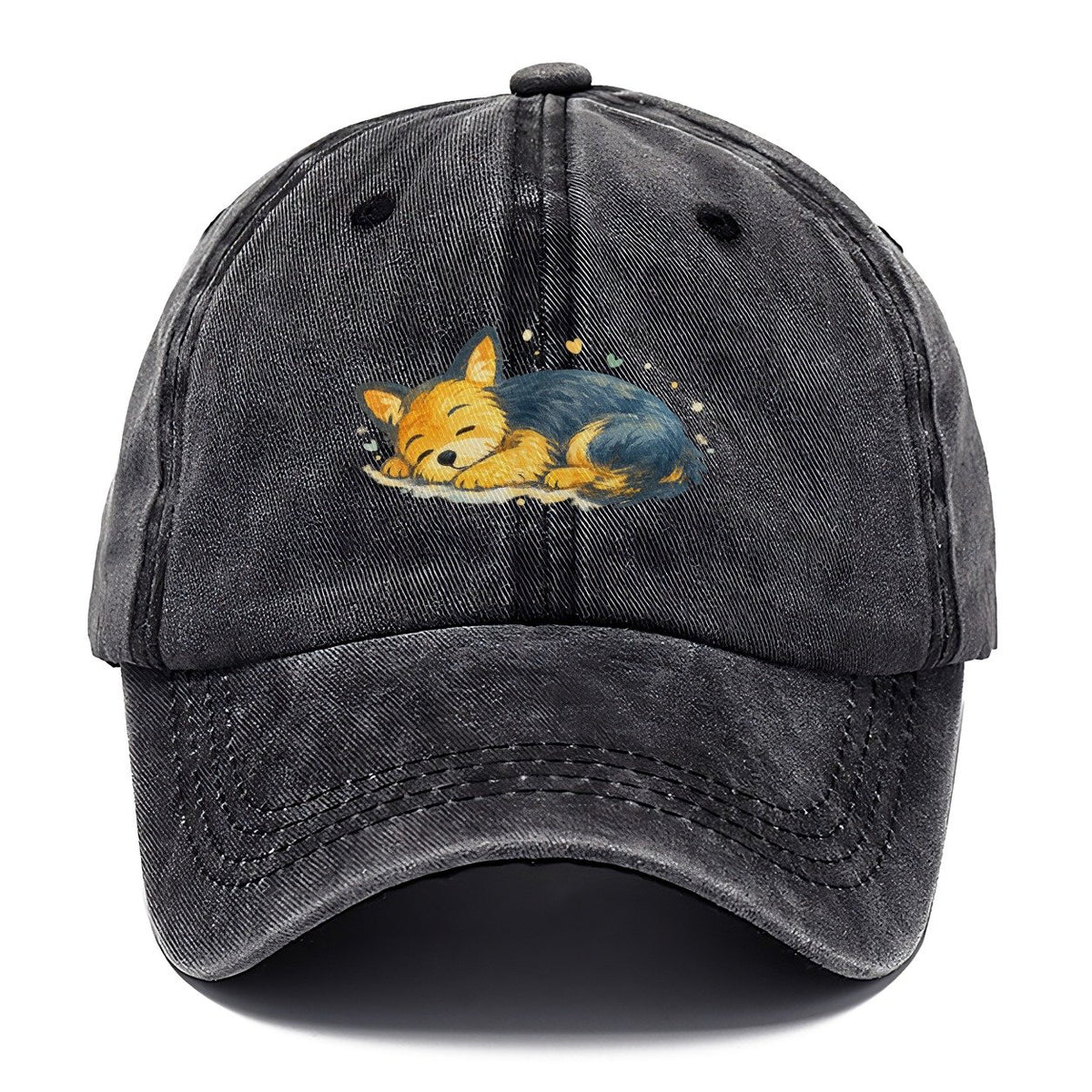 Sleeping Fox Curled Up Classic Cap – Graphite
