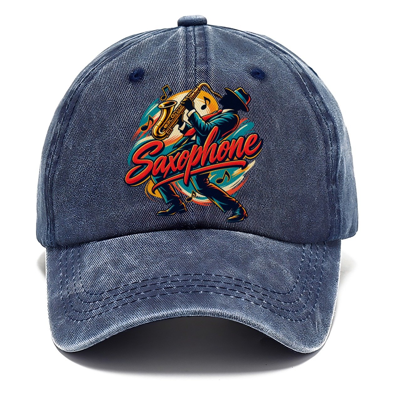 Saxophone Crest Music Instruments Classic Cap – Twilight Navy