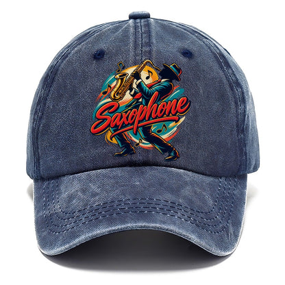 Saxophone Crest Music Instruments Classic Cap – Twilight Navy