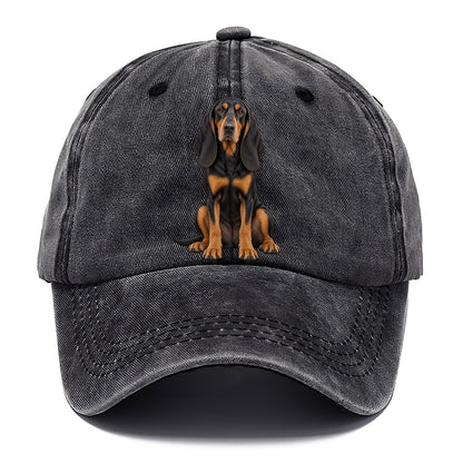 Black And Tan Coonhound Classic Cap – Graphite
