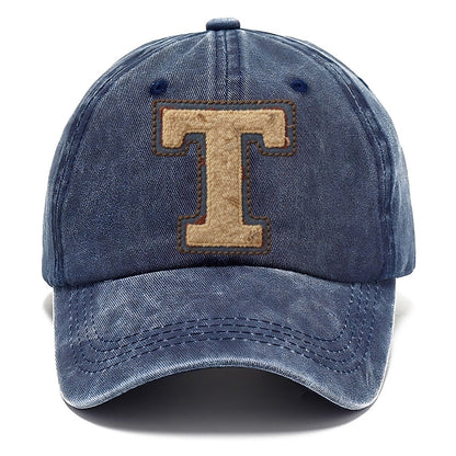 Varsity Chenille T Monogram Classic Cap – Twilight Navy