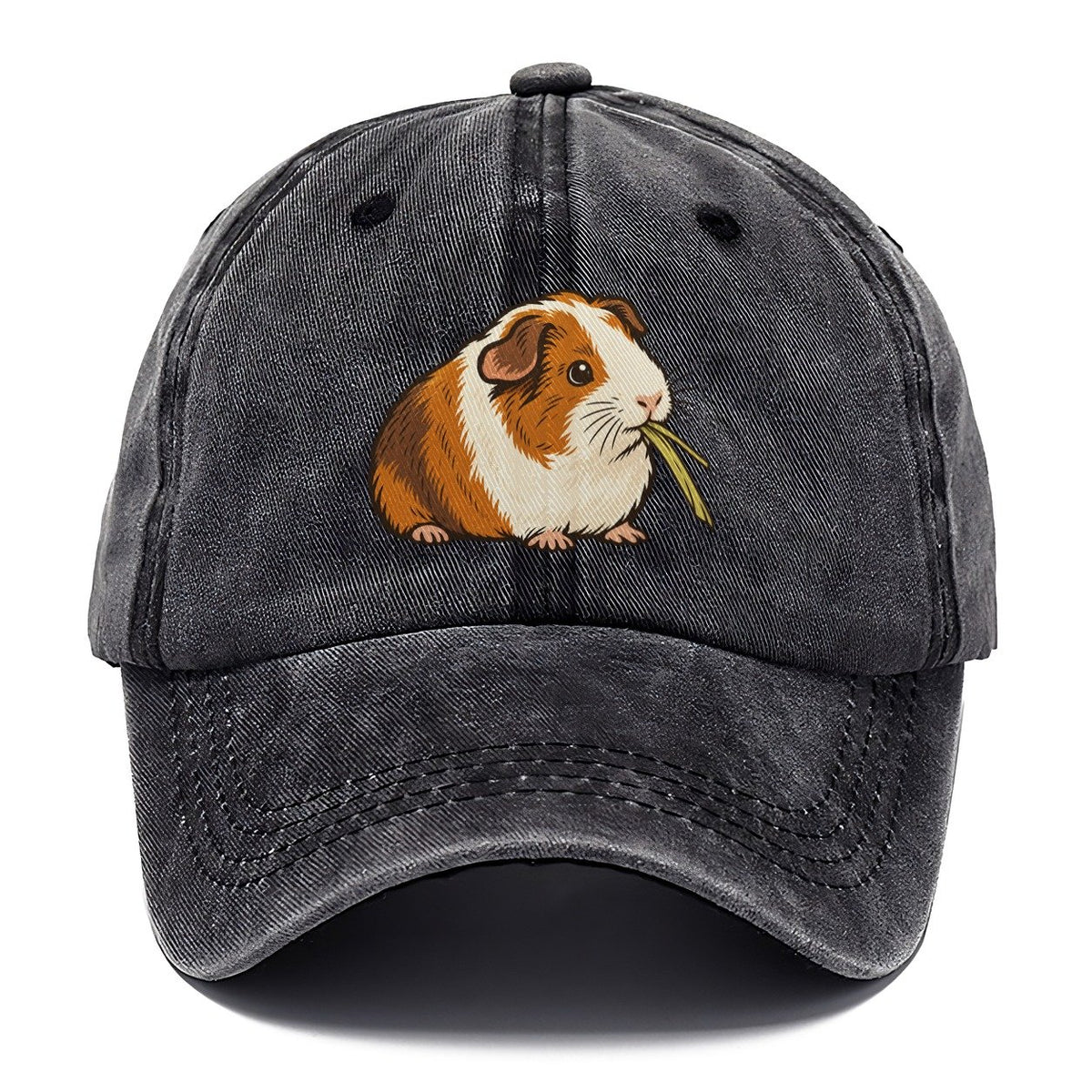 Guinea Pig Hay Bite Small Pet Logos Classic Cap – Graphite