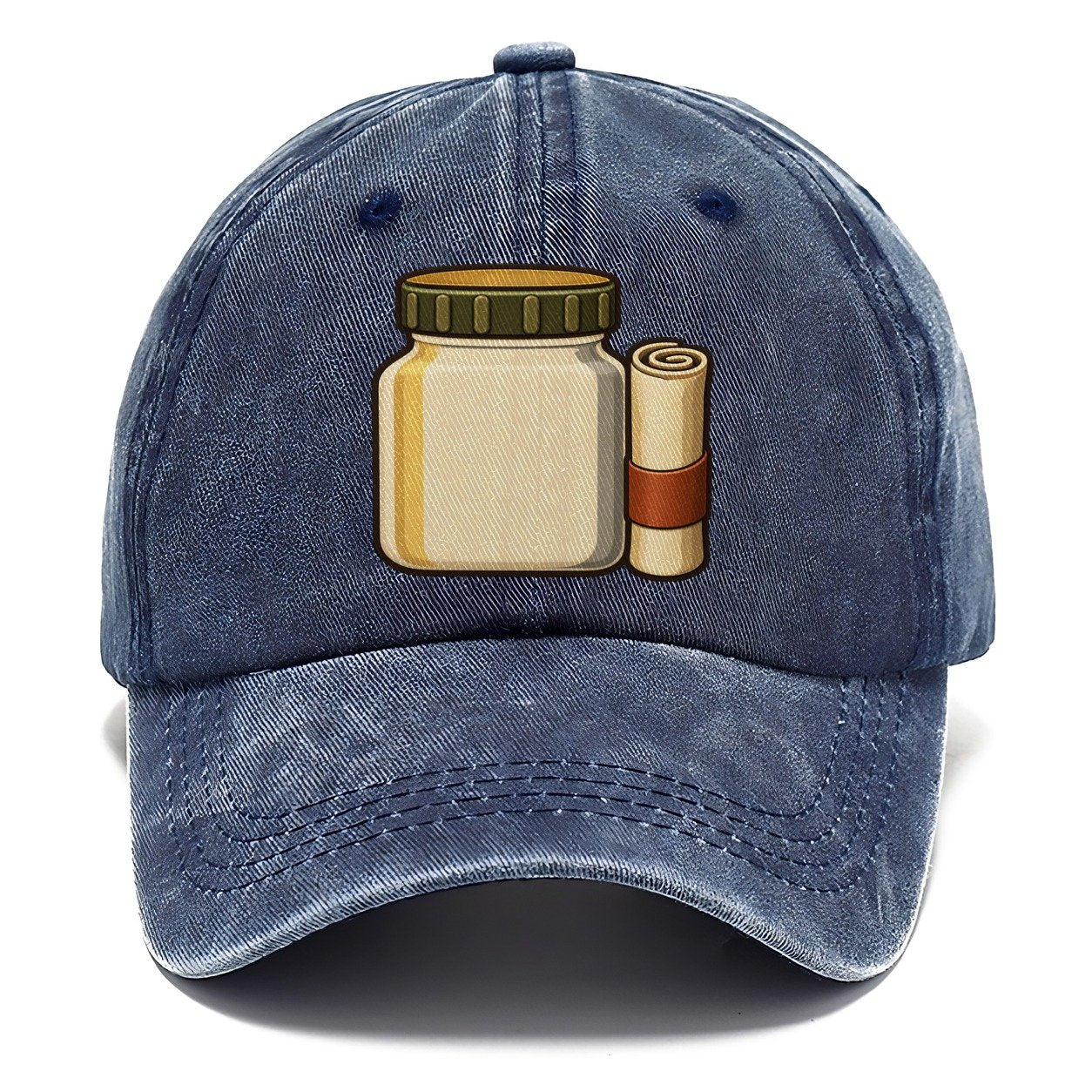 Jar Cache And Log Roll Geocaching Classic Cap – Twilight Navy