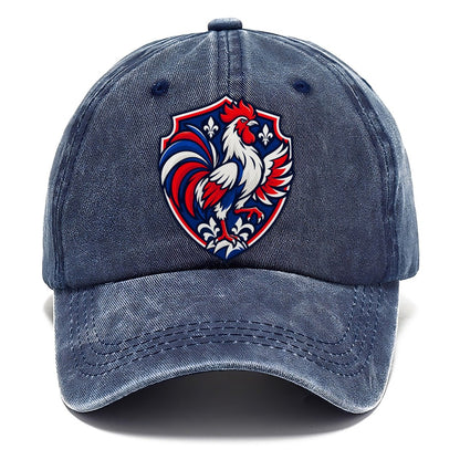 France Minimal Emblem Country Logos Classic Cap – Twilight Navy