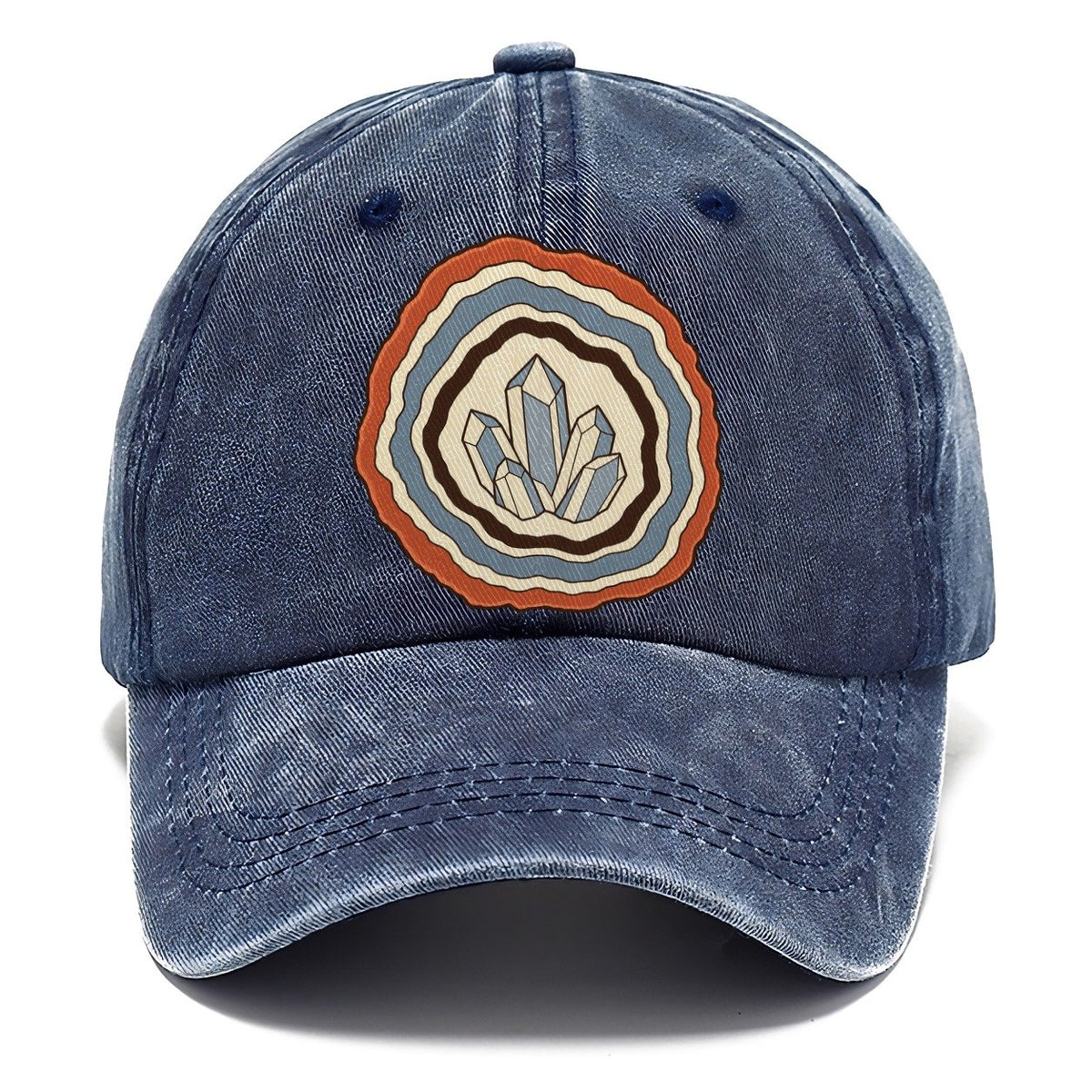 Agate Cross Section Rocks And Minerals Classic Cap – Twilight Navy