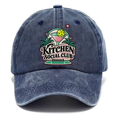 Kitchen Social Club Pickleball Life Classic Cap – Twilight Navy