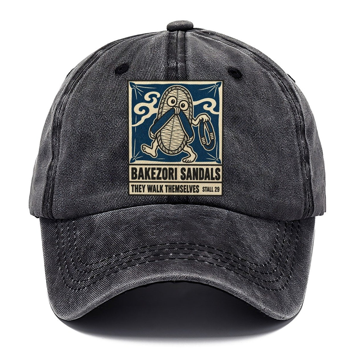 Bakezori Sandals Yokai Night Market Classic Cap – Graphite