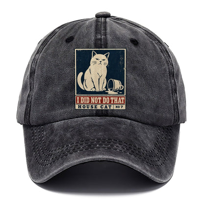 I Did Not Do That Neko Says No Classic Cap – Graphite